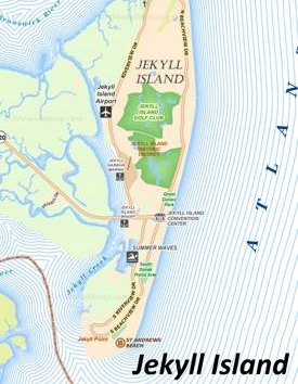Jekyll Island Tourist Map