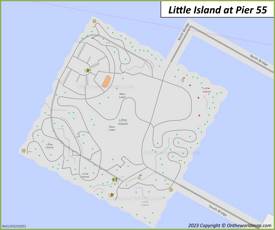 Little Island at Pier 55 Maps