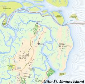 Little St. Simons Island Maps