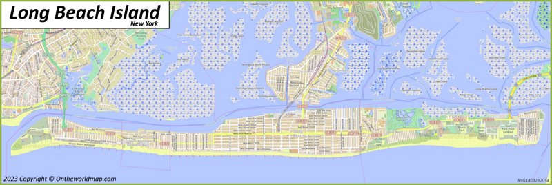 long beach island tourist map