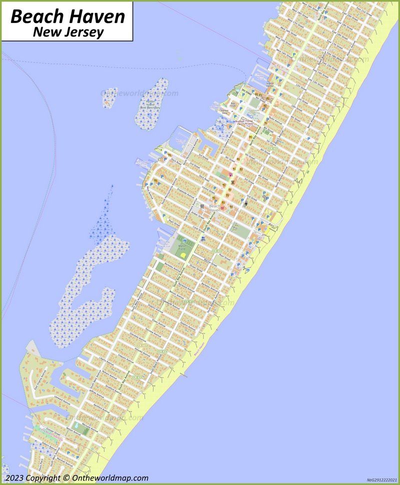 Beach Haven Map