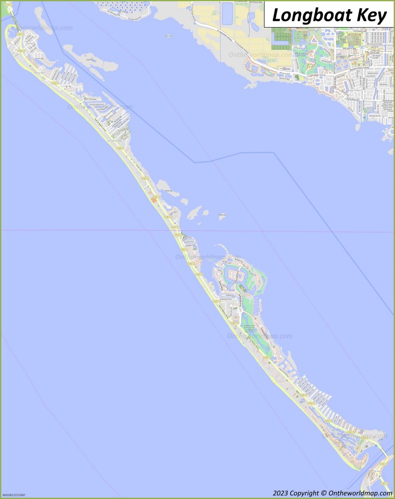 Detailed Map Of Longboat Key Max 