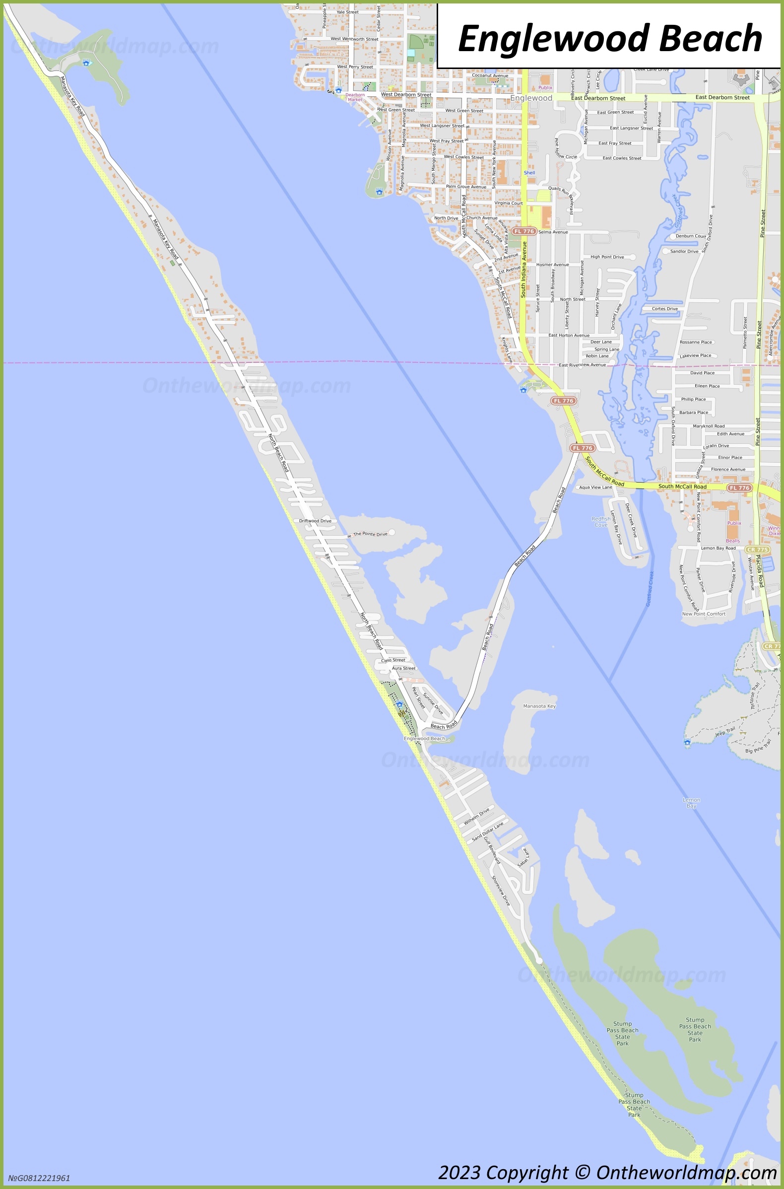 Englewood Beach Map
