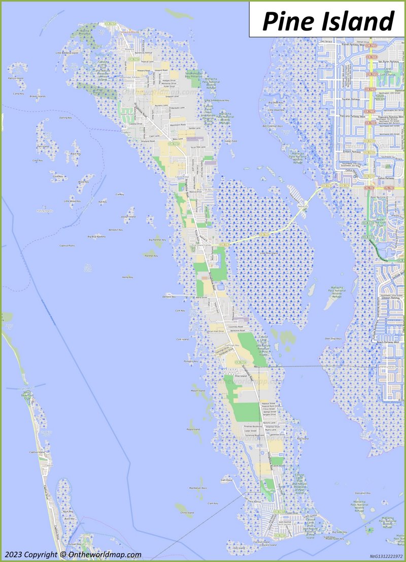 Pine Island Map 