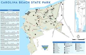 Carolina Beach State Park Map