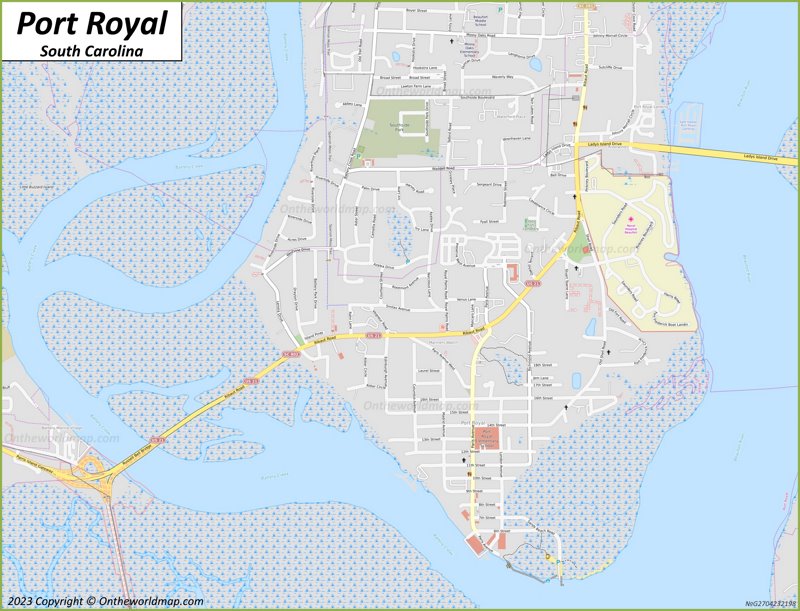 Port Royal Town Map