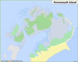 Portsmouth Island Map