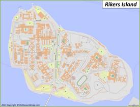 Rikers Island Maps