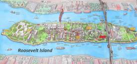 Roosevelt Island Tourist Map