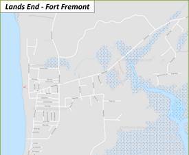 Lands End - Fort Fremont Map