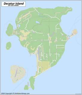 Decatur Island Map