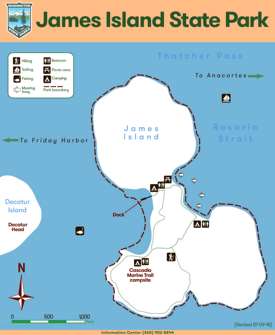 Map of James Island State Park