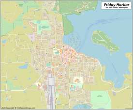 Friday Harbor Map