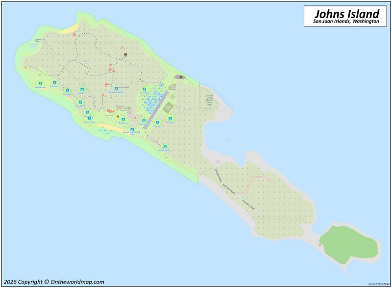 Map of Johns Island