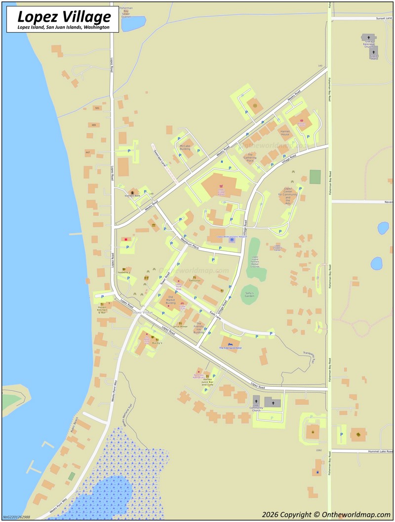 Map of Lopez Village