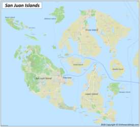 San Juan Islands Map