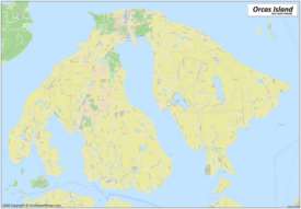 Orcas Island Map