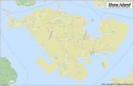 Shaw Island Map