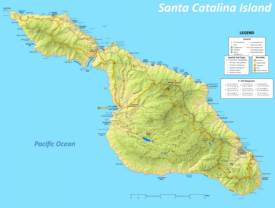 Santa Catalina Island Tourist Map