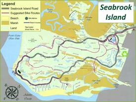 Seabrook Island Tourist Map