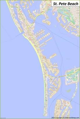 St Pete Beach Map