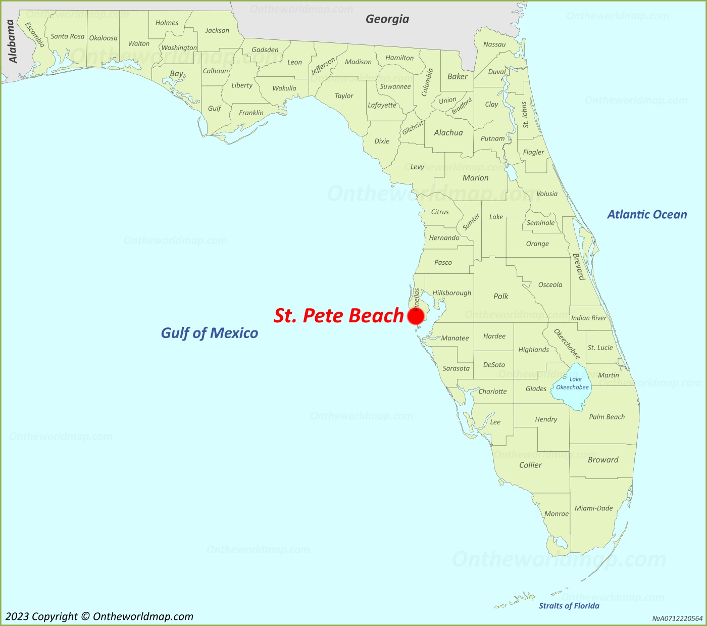 St Pete Beach Map Florida U S Detailed Maps Of St Pete Beach