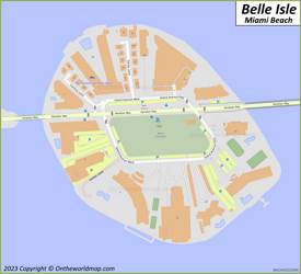 Belle Isle Map
