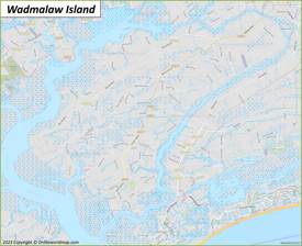 Wadmalaw Island Map