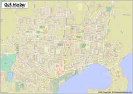 Map of Oak Harbor
