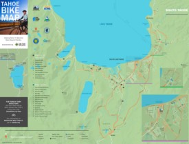Lake Tahoe bike map