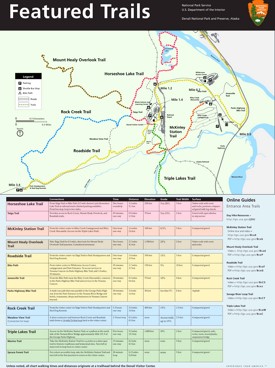 Denali featured trails map