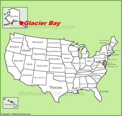 Glacier Bay National Park Location Map