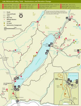 Lake McDonald trail map