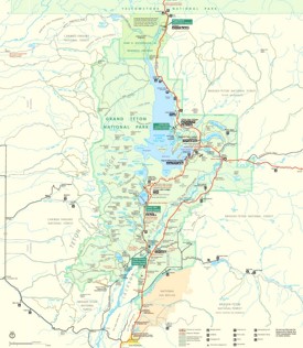 Grand Teton trail map