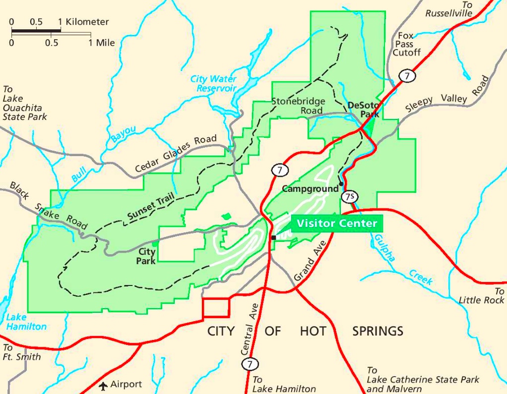 Hot Springs In Arizona Map