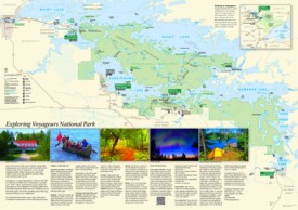 Voyageurs National Park tourist map