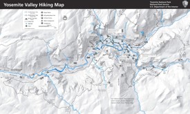Yosemite Valley hiking map