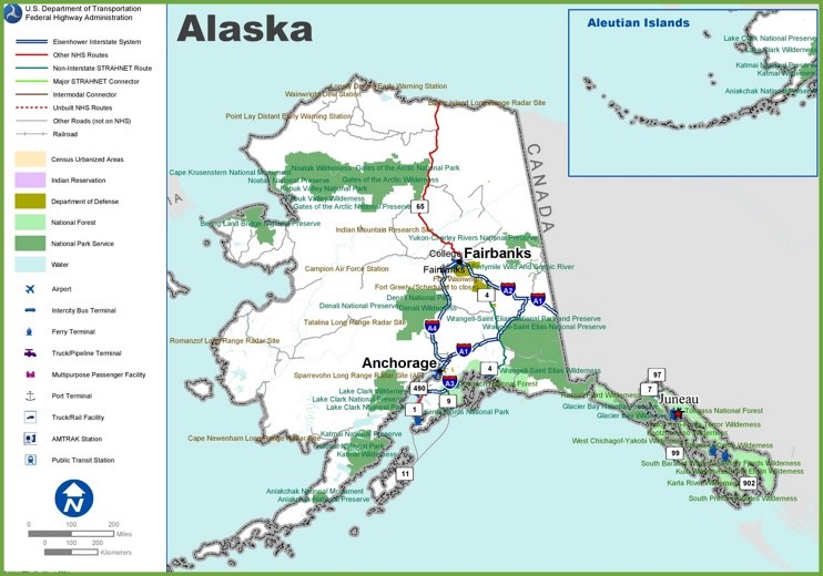Alaska Highway Map Max 