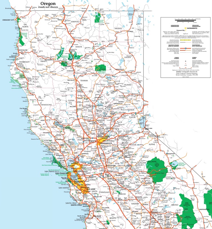 Map Of Northern California Max 