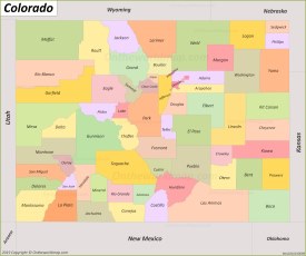 Colorado County Map