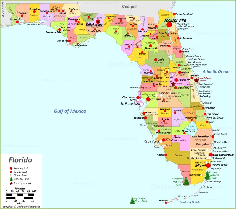 Florida State Maps | USA | Maps of Florida (FL)