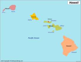 Hawaii County Map
