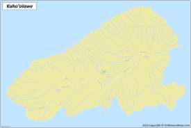 Map of Kahoolawe