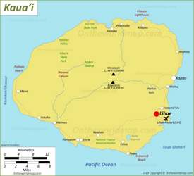 Map of Kauai