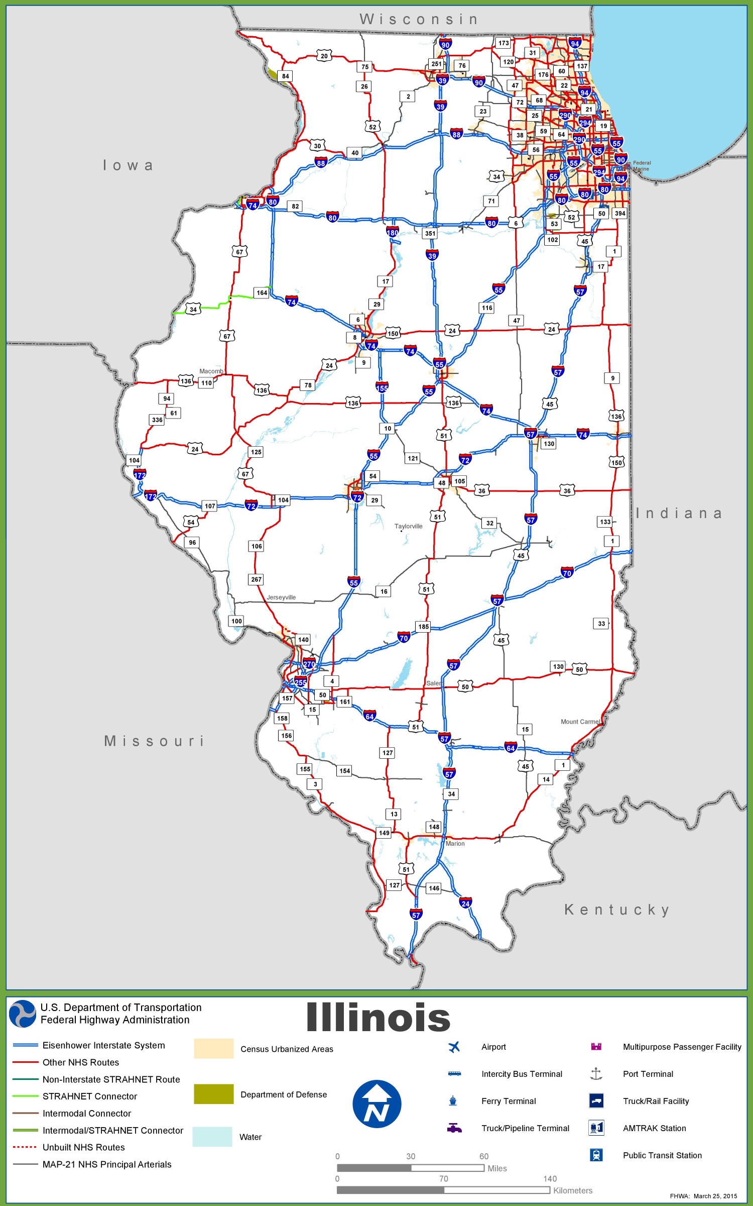 State Of Illinois Road Map Valley Zip Code Map