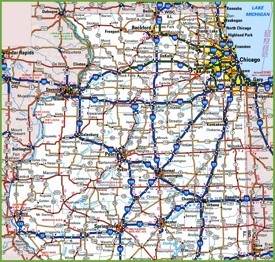 Map of Northern Illinois