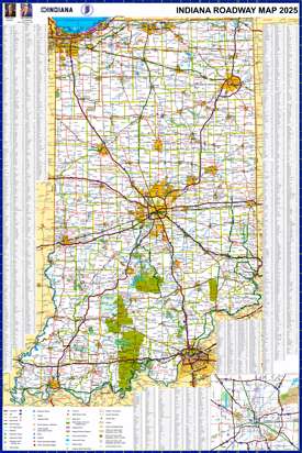 Indiana Roadway Map
