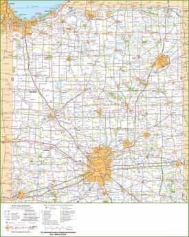 Map of Northern Indiana