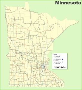 Minnesota road map