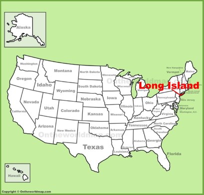 Long Island Location Map